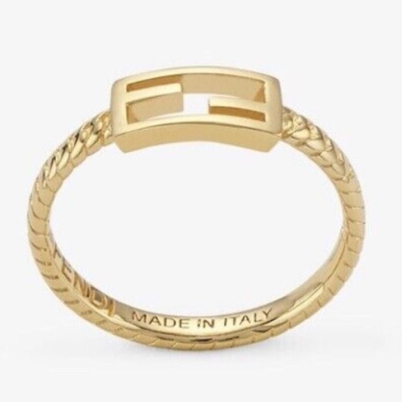 NWT Fendi Baguette Ring - Size S - Picture 1 of 8
